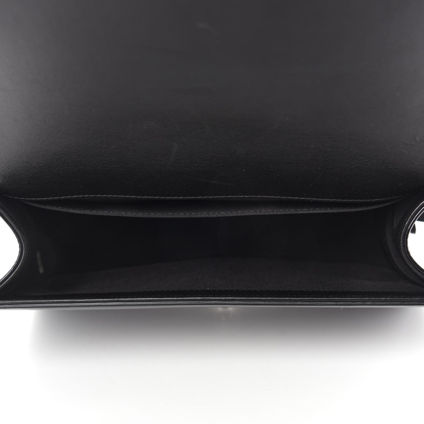 Patent Glitter PVC Chevron Quilted Medium Boy Flap Black Silver