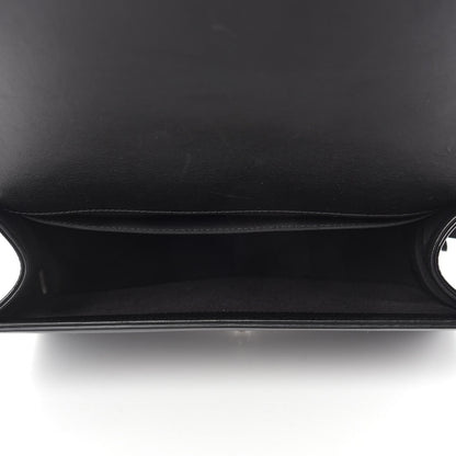 Chanel Patent Glitter PVC Chevron Quilted Medium Boy Flap Black Silver 5 of 12