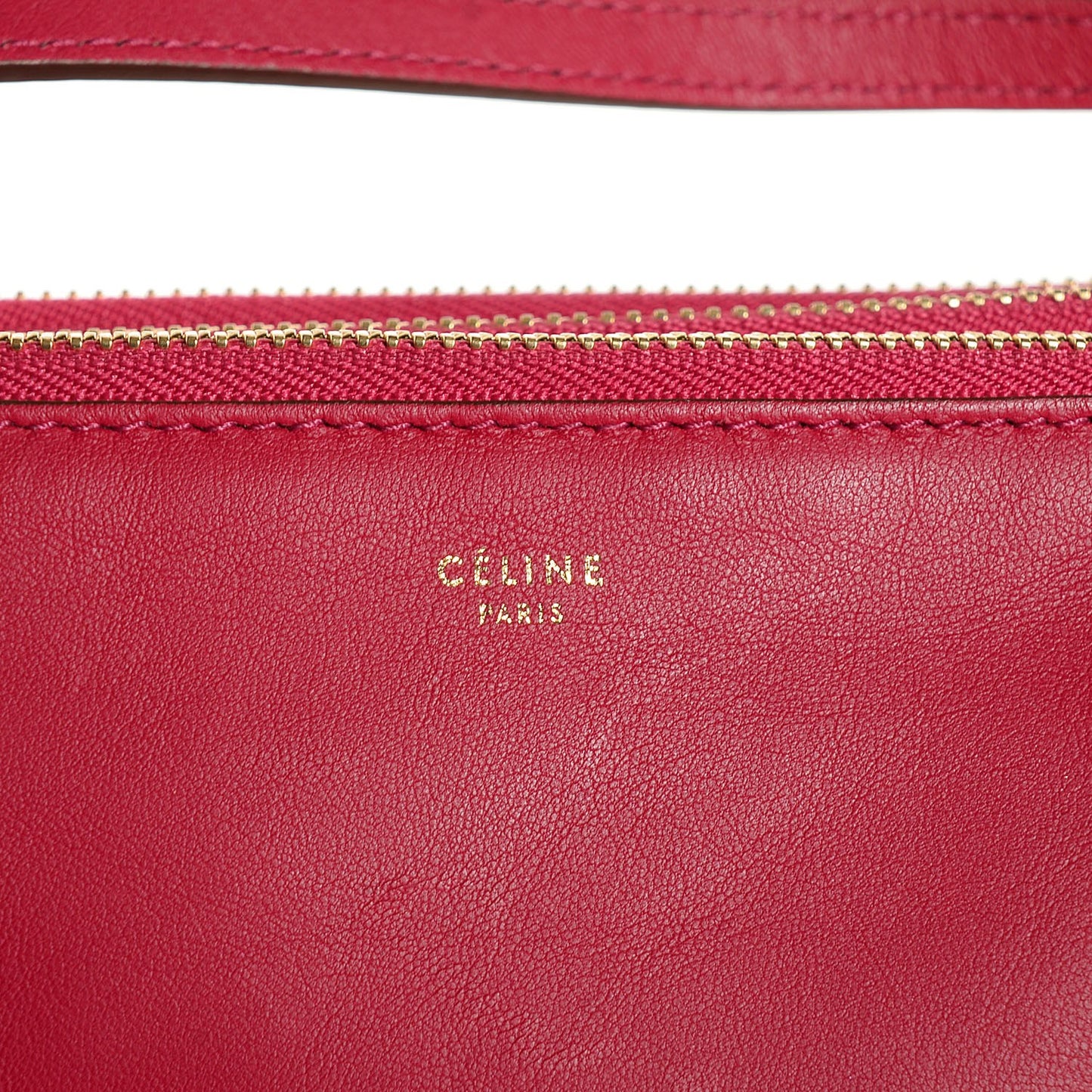 Lambskin Small Trio Crossbody Bag Fuchsia