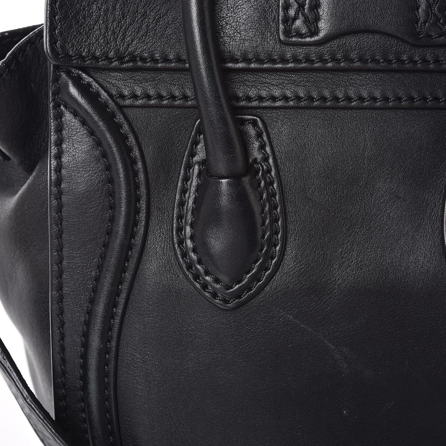 Smooth Calfskin Nano Luggage Black