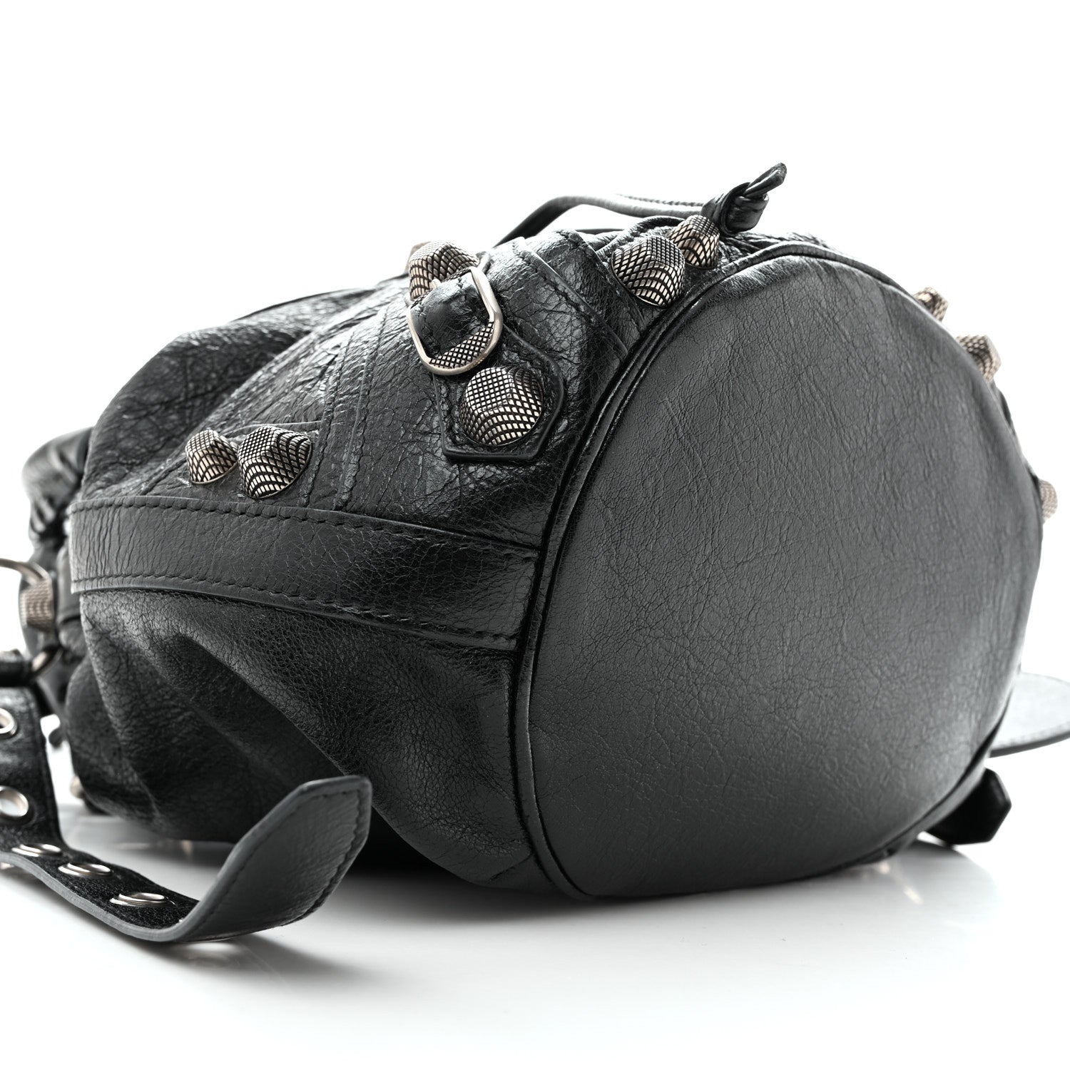 Balenciaga Agneau Arena Small Le Cagole Bucket Bag  Black 9 of 10