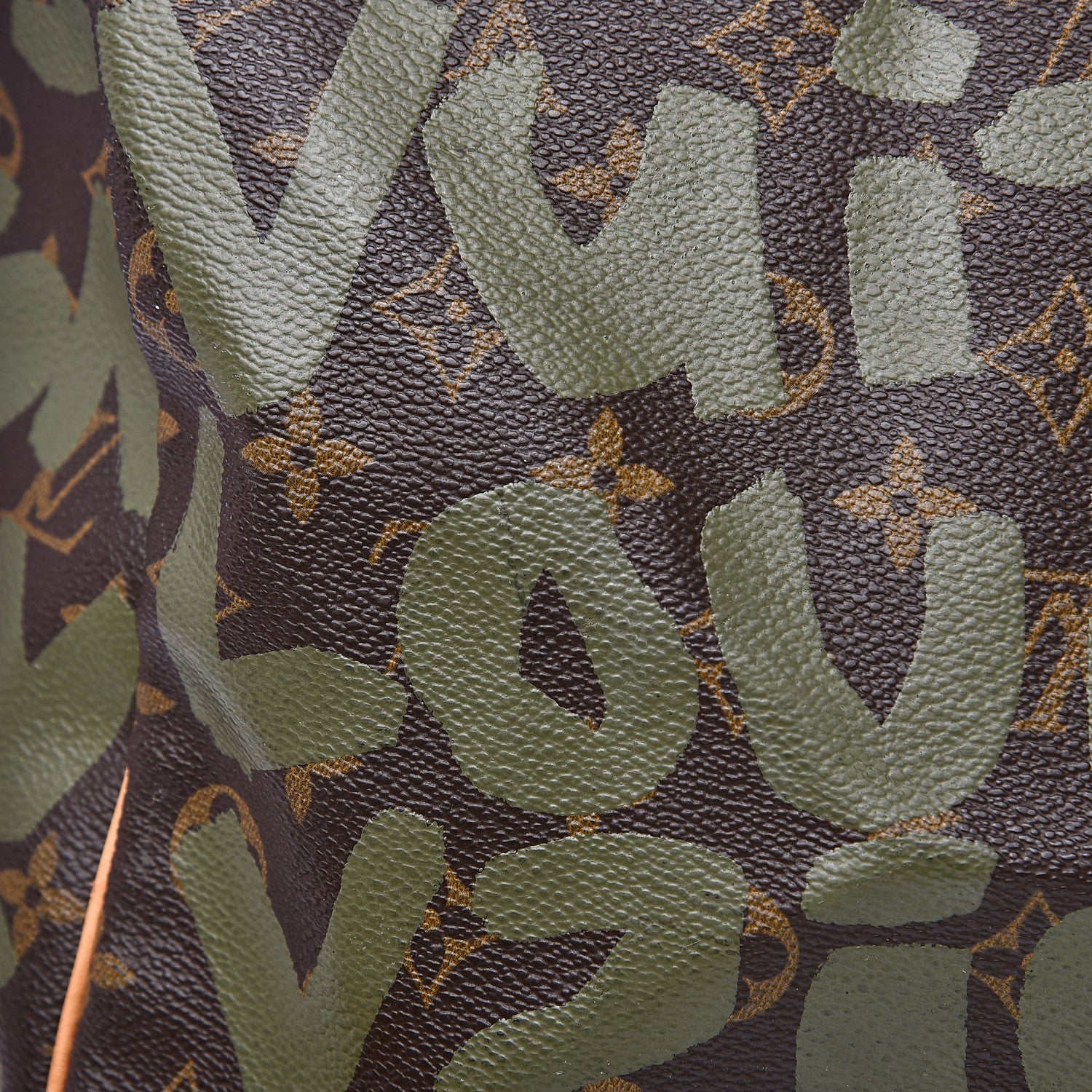 Louis Vuitton Graffiti Keepall 50 Kaki 14 of 17