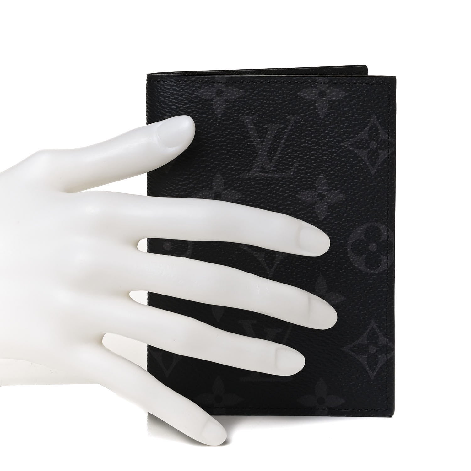 Louis Vuitton Monogram Eclipse Passport Cover 2 of 6