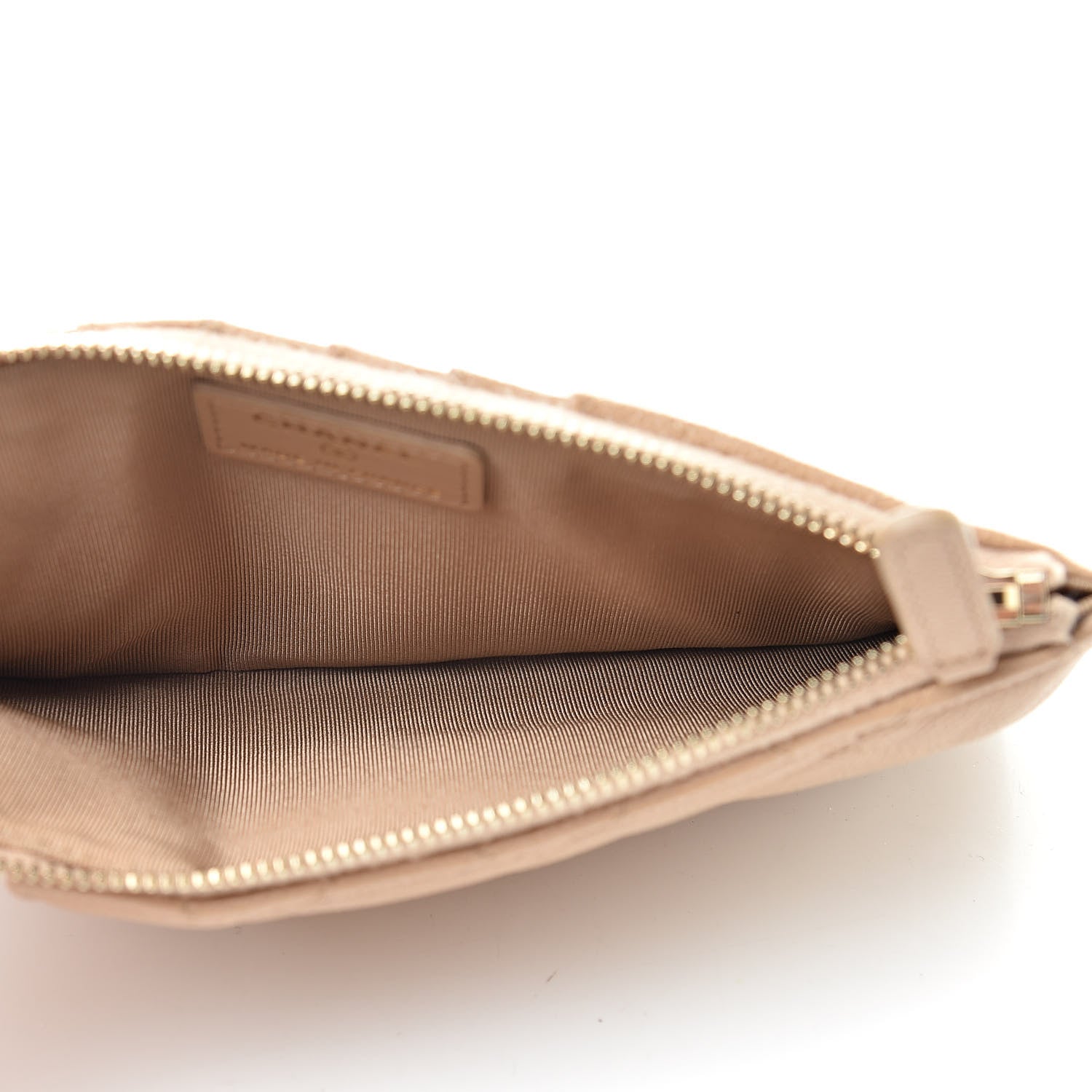 Chanel Caviar Quilted Classic iPhone Pouch Beige 5 of 8