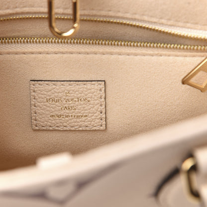 Louis Vuitton Empreinte Monogram Giant Onthego PM Creme Bois De Rose 6 of 10