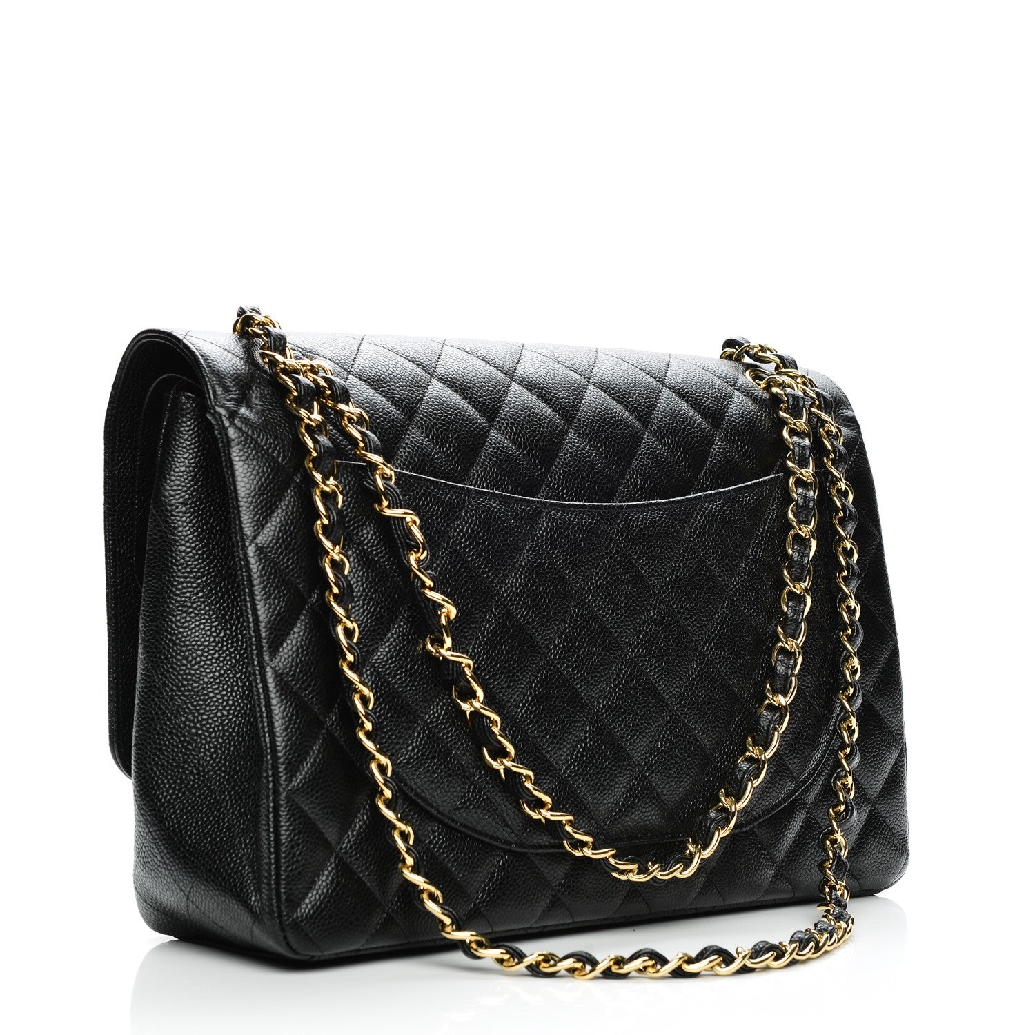 Chanel Caviar Quilted Maxi Double Flap Black 3 of 7