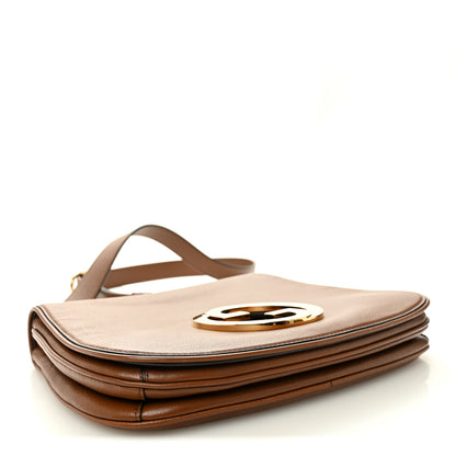 Gucci Roxy Calfskin Web Medium Blondie Shoulder Flap Bag Cuir 4 of 11
