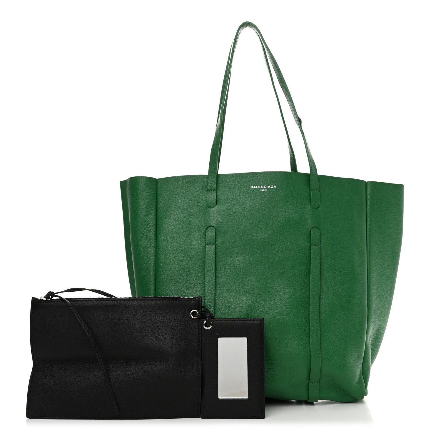 Balenciaga Veau Baltimore Double Sided Small Everyday Tote Grass Green Black 3 of 18