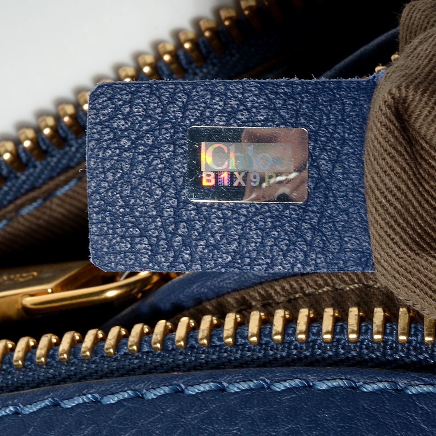 Calfskin Medium Marcie Satchel Scuba Blue