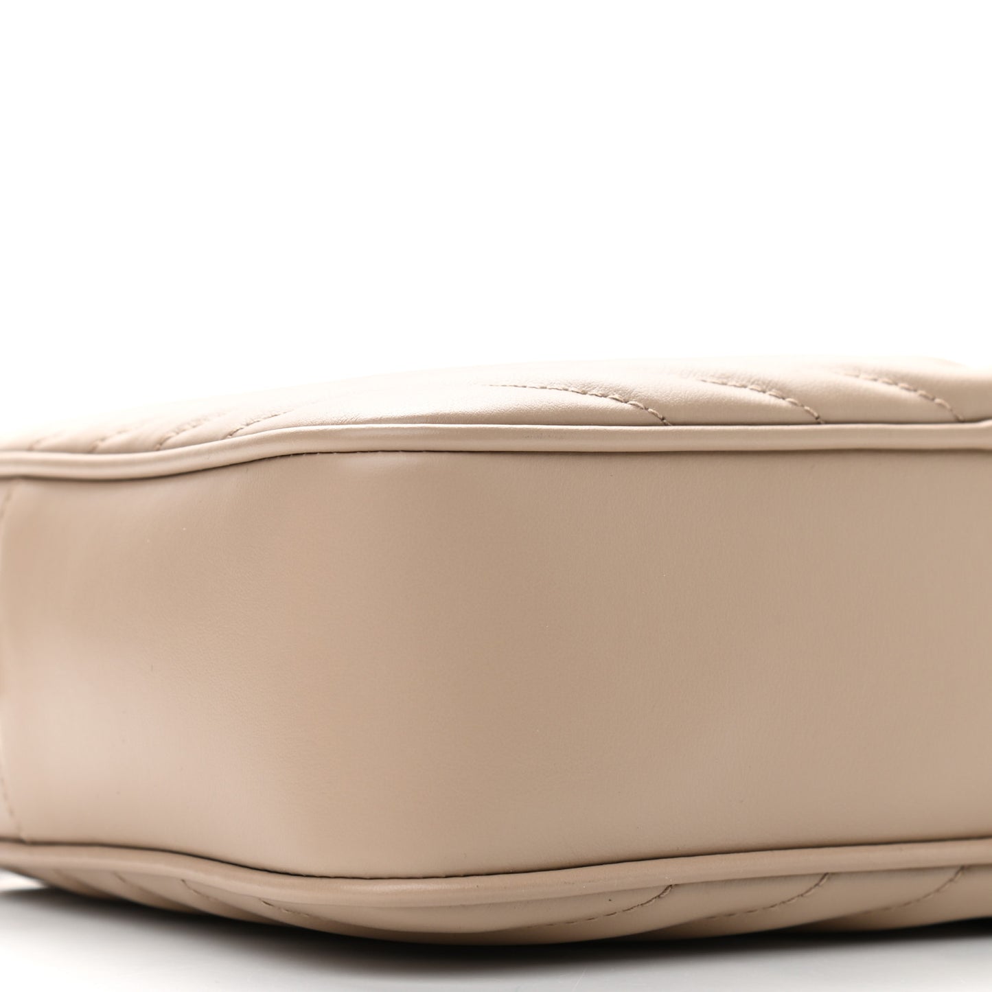 Calfskin Matelasse Monogram Lou Camera Bag Dark Beige