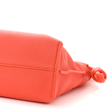 Loewe Calfskin Mini Flamenco Knot Clutch Orange 9 of 9