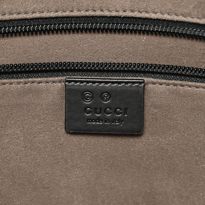 Gucci GG Supreme Monogram Medium Zippered Tote Black 6 of 11