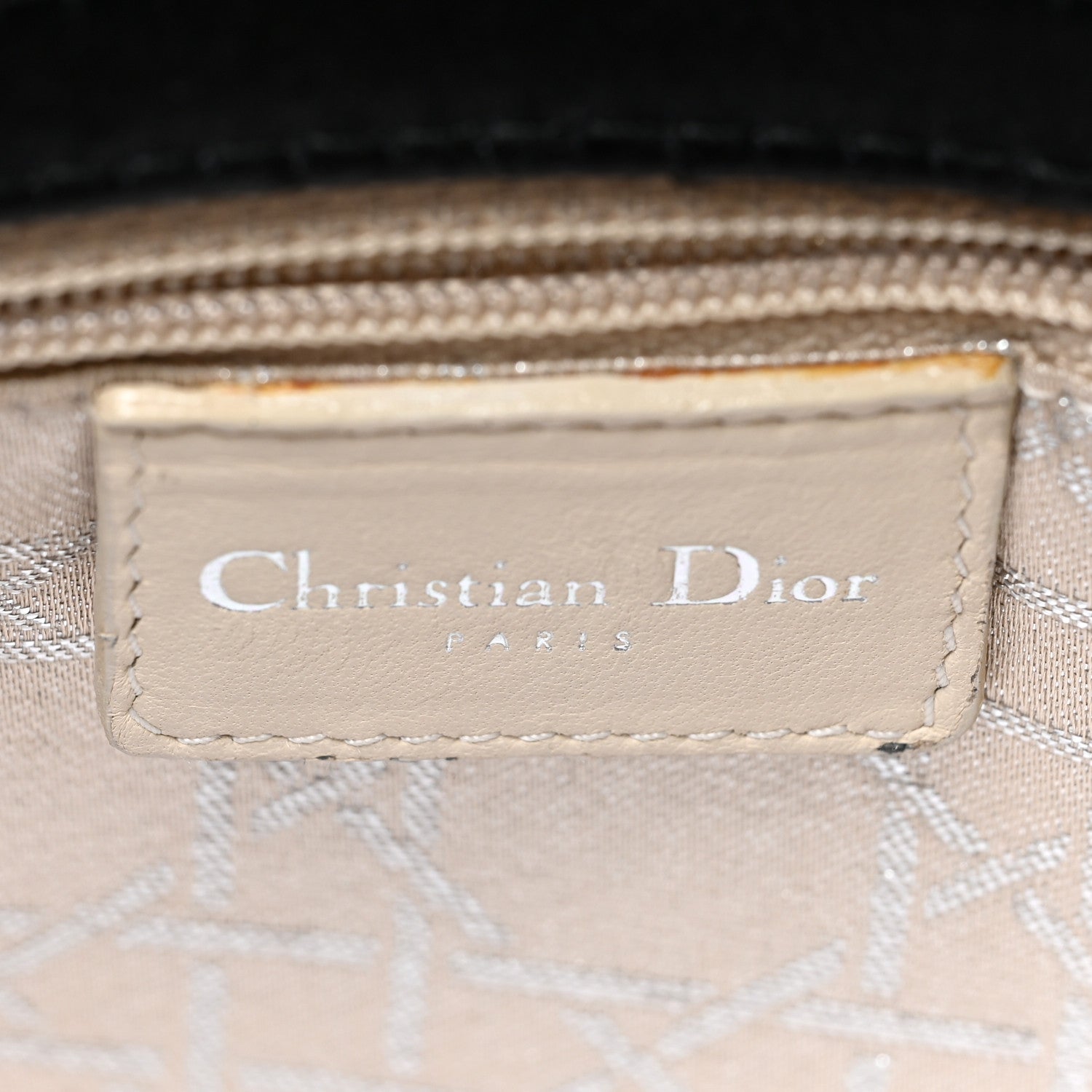 Christian Dior Satin Patent Cannage Mini Lady Dior Black 5 of 11