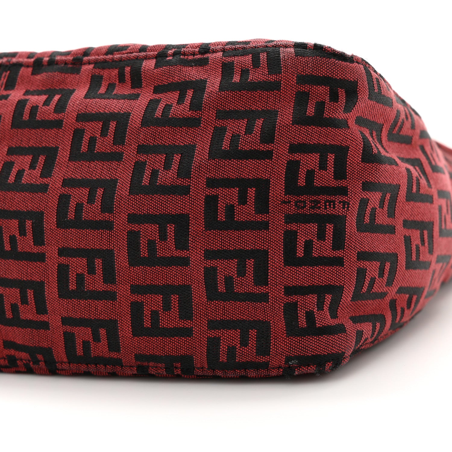 Fendi Zucchino Mini Pochette Red 10 of 11