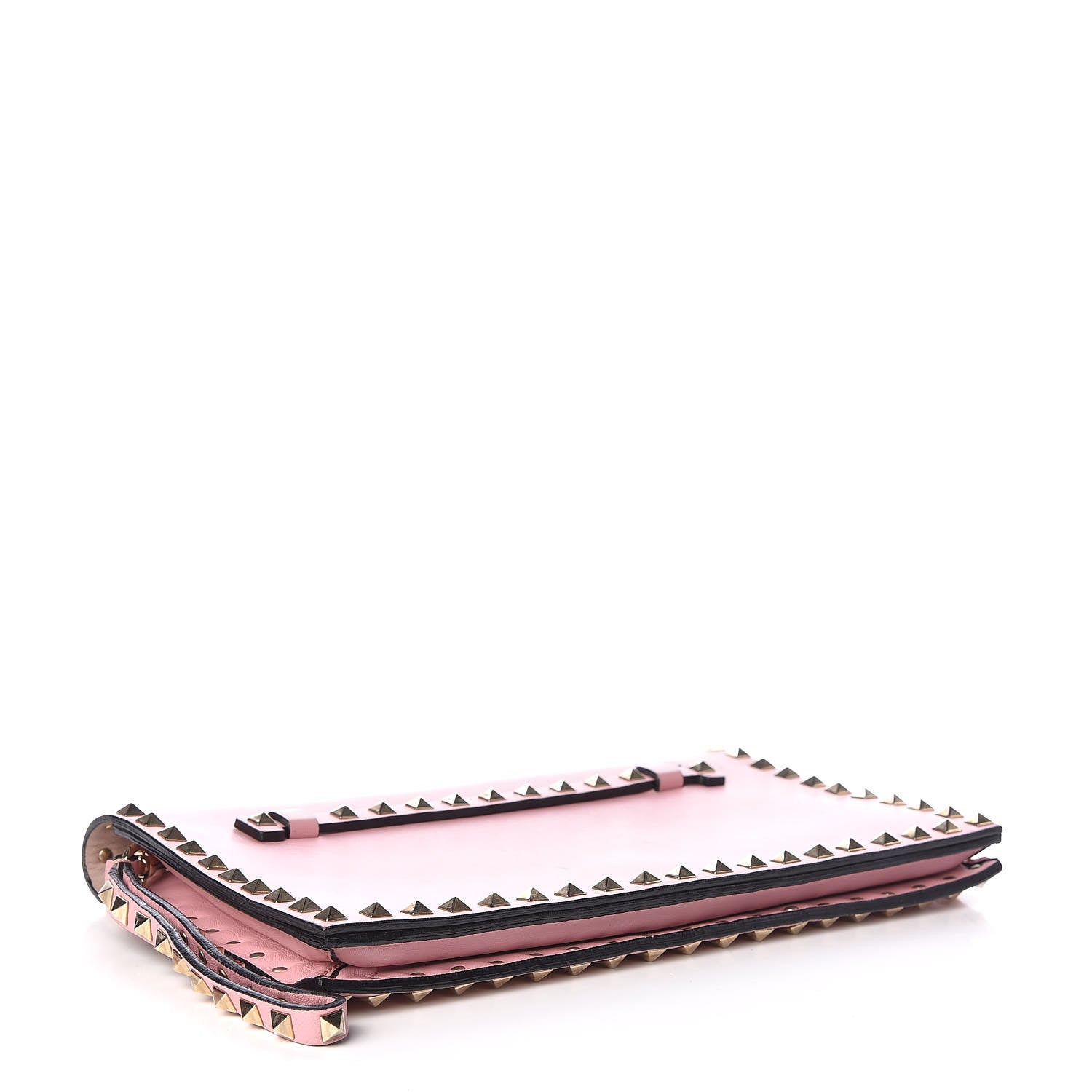 Valentino Garavani Nappa Rockstud Wristlet Clutch Geranio 4 of 10