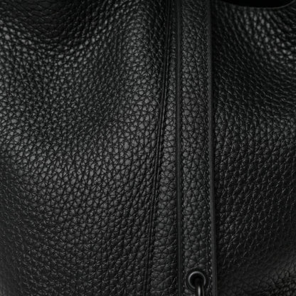 Hermes Taurillon Clemence Monochrome Picotin Lock 18 PM Black 7 of 10