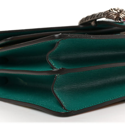 Gucci Calfskin Blooms Print Small Dionysus Shoulder Bag Bright Emerald Multicolor 8 of 9