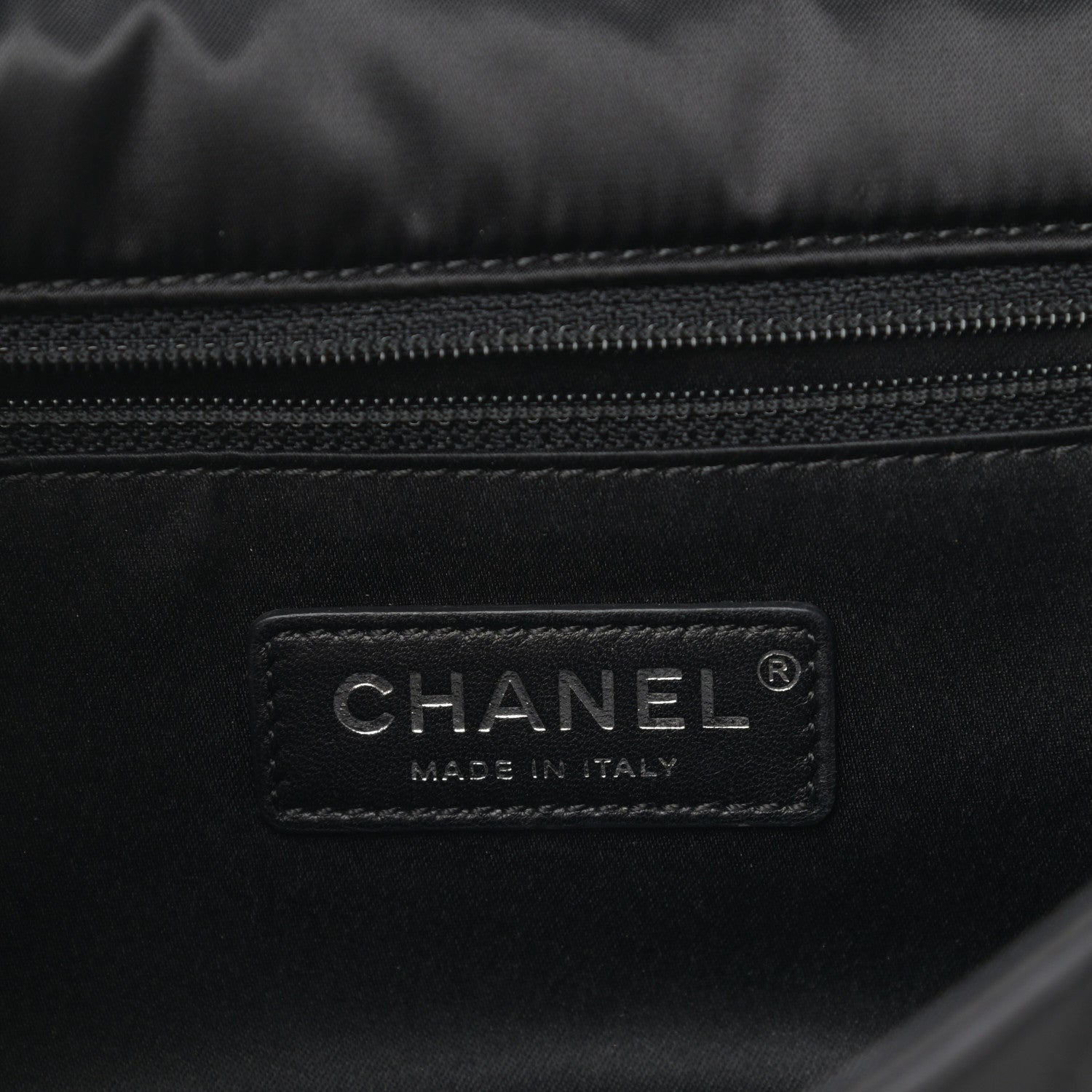 Chanel Tweed Nylon Quilted Small Astronaut Essentials Flap Black Red 6 of 10
