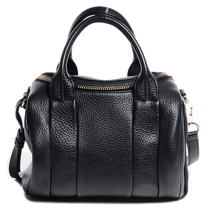 Alexander Wang Pebbled Lambskin Rockie Black w Pale Gold Hardware 1 of 8