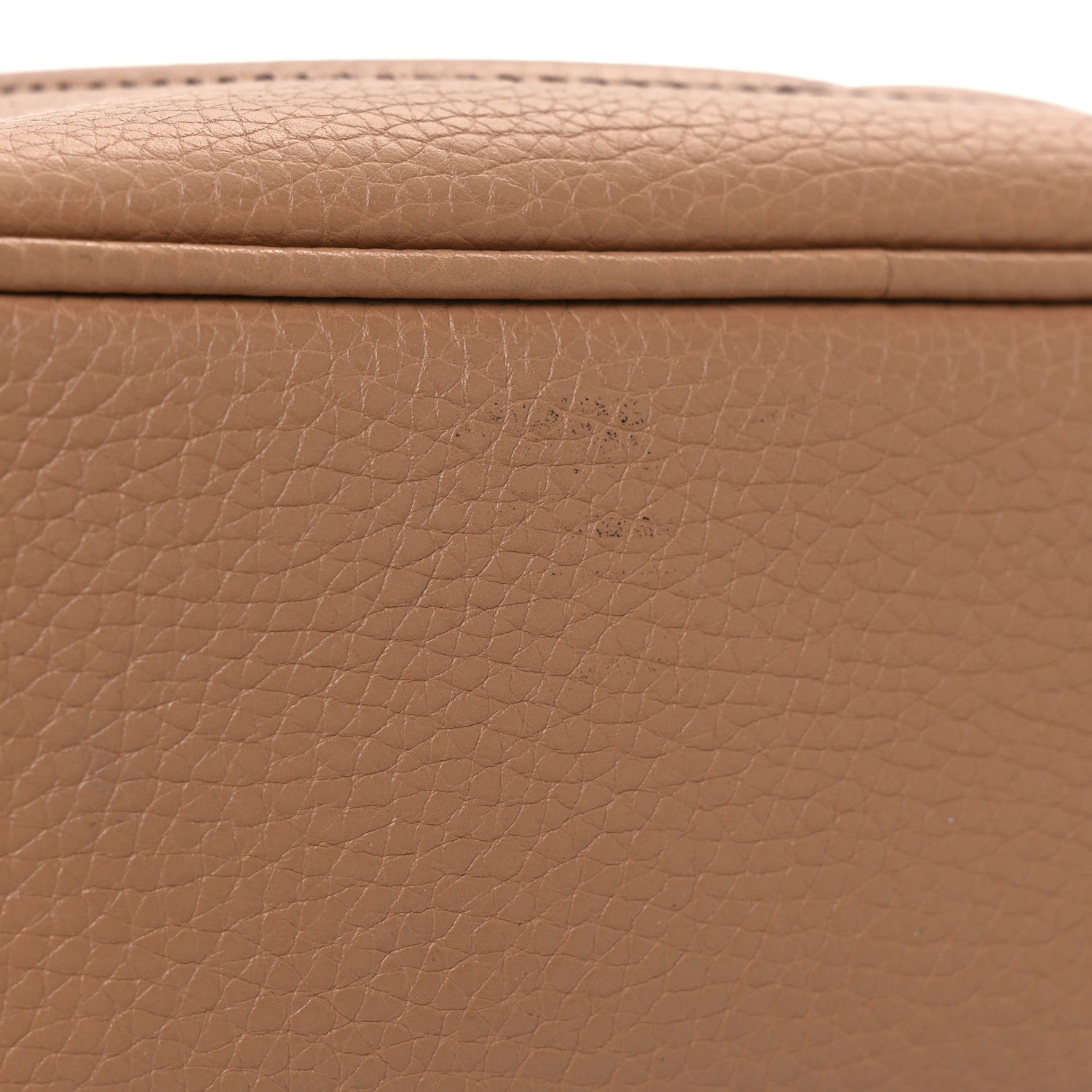 Gucci Pebbled Calfskin Small Soho Disco Bag Camelia 12 of 13
