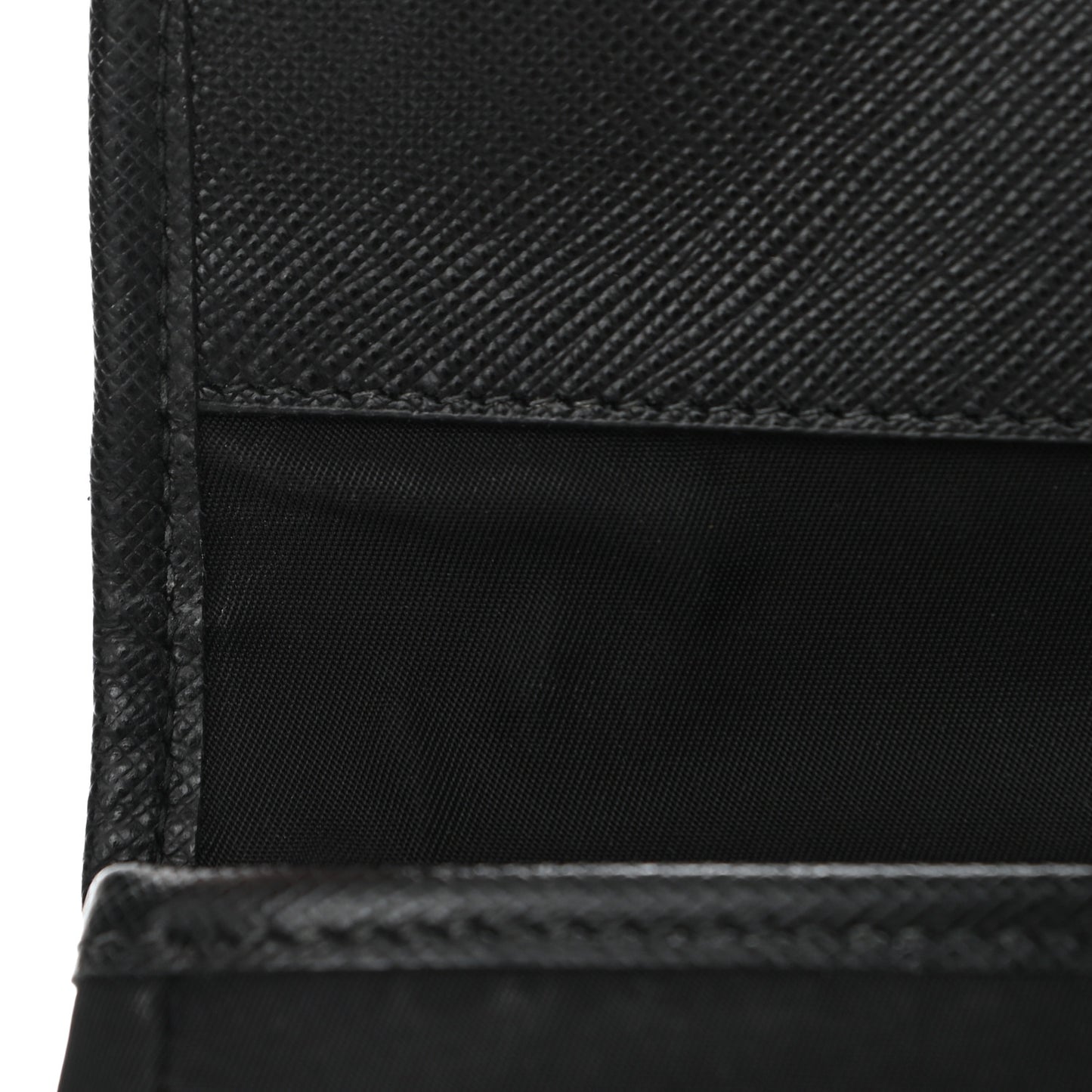 Re-Nylon Saffiano Smartphone Case Crossbody Black
