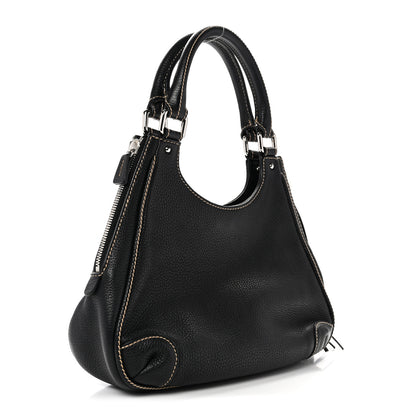 Chanel Grained Calfskin Tassel Hobo Black 3 of 14
