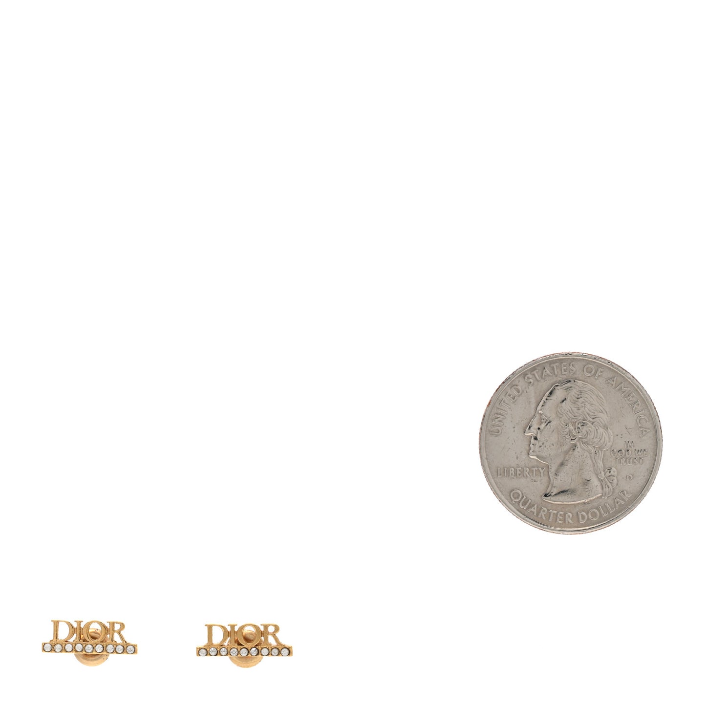 Crystal Dio(r)evolution Earrings Gold