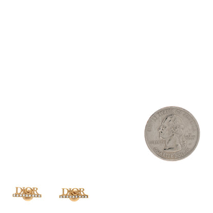 Christian Dior Crystal Dio(r)evolution Earrings Gold 2 of 5