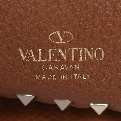 Valentino Garavani Pebbled Calfskin Medium Rockstud Reversible Tote Light Cuir Marine 12 of 12