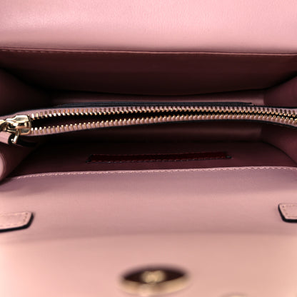 Valentino Garavani Calfskin Rockstud Wallet On Chain Water Rose 4 of 8