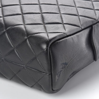 Chanel Lambskin Quilted Shoulder Bag Black 10 of 11
