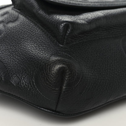 Gucci Piuma Calfskin Jumbo GG Embossed Pocket Belt Bag Black Black 8 of 9