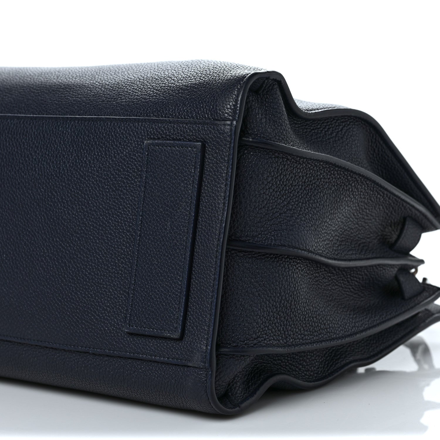 Saint Laurent Grained Calfskin Medium Souple Sac De Jour Navy 9 of 10