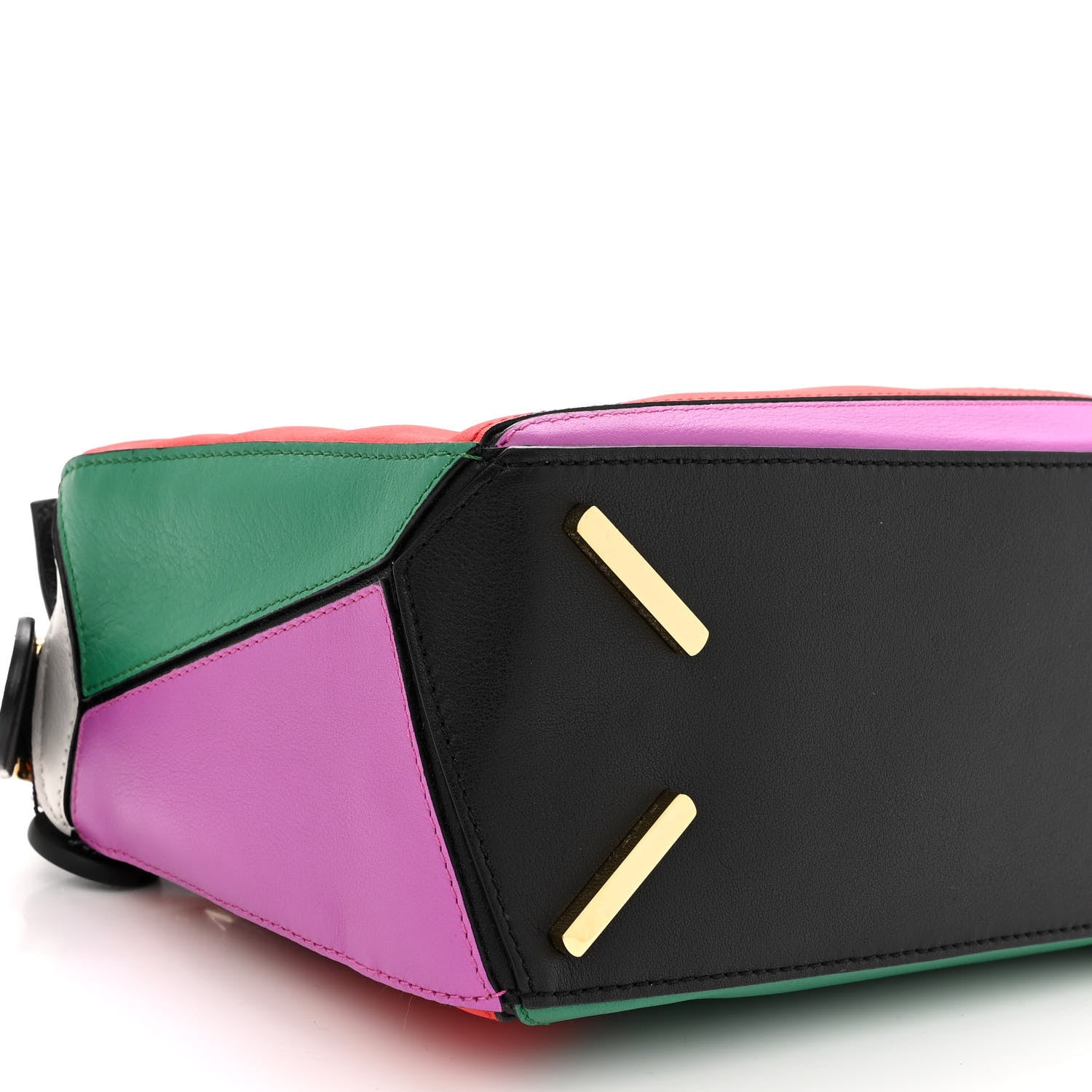 Loewe Calfskin Small Puzzle Bag Multicolor Black 8 of 10