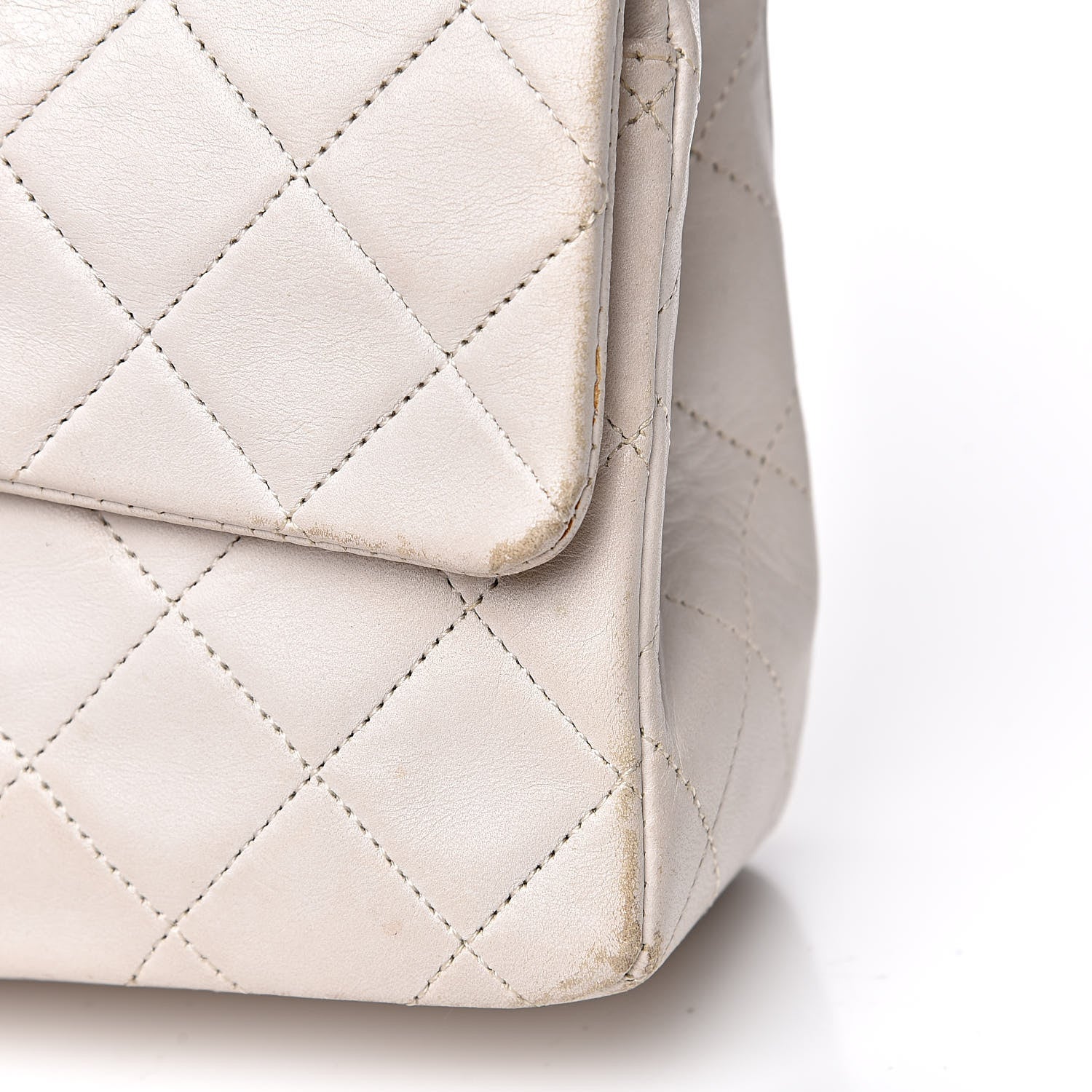 Chanel Lambskin Quilted Small Double Flap White 11 of 21