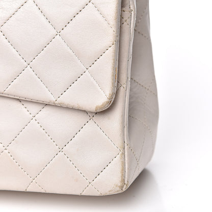 Chanel Lambskin Quilted Small Double Flap White 11 of 21