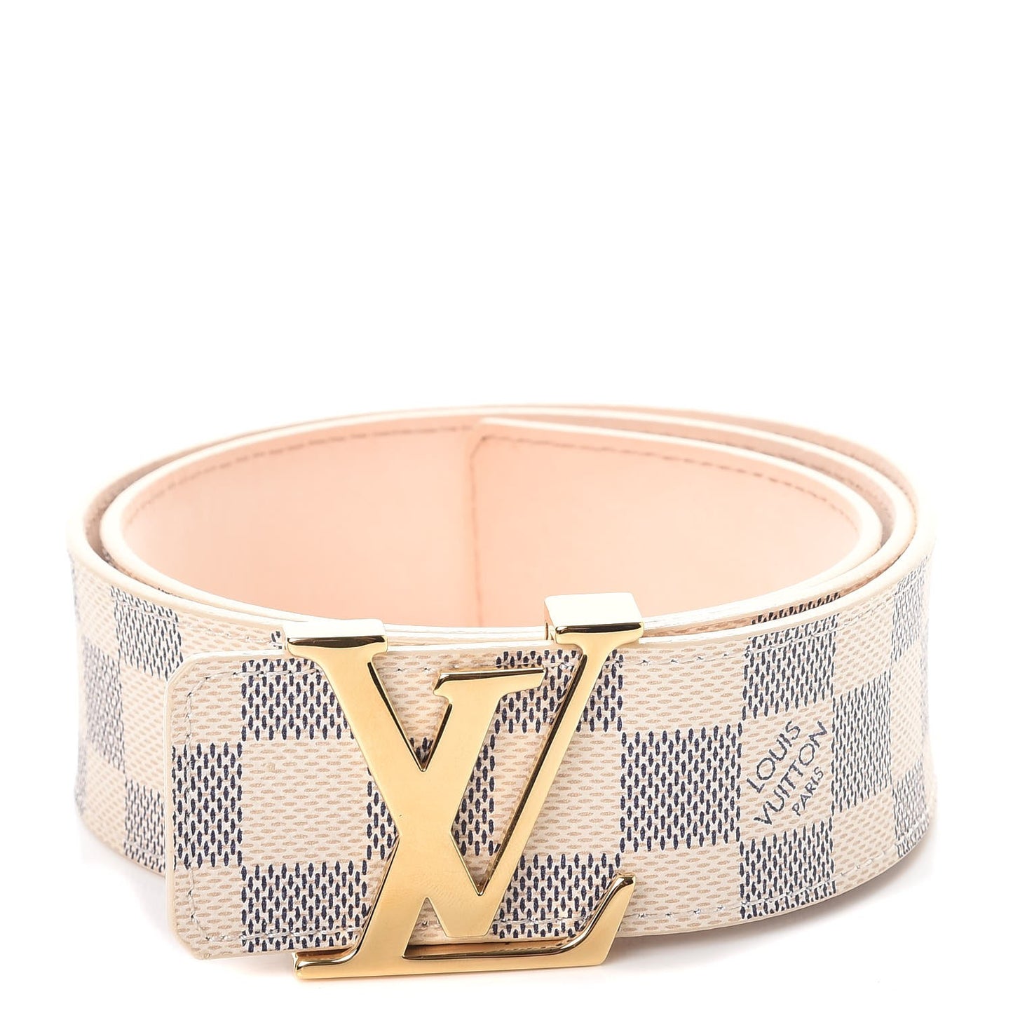 Damier Azur LV Initiales Belt 80 32