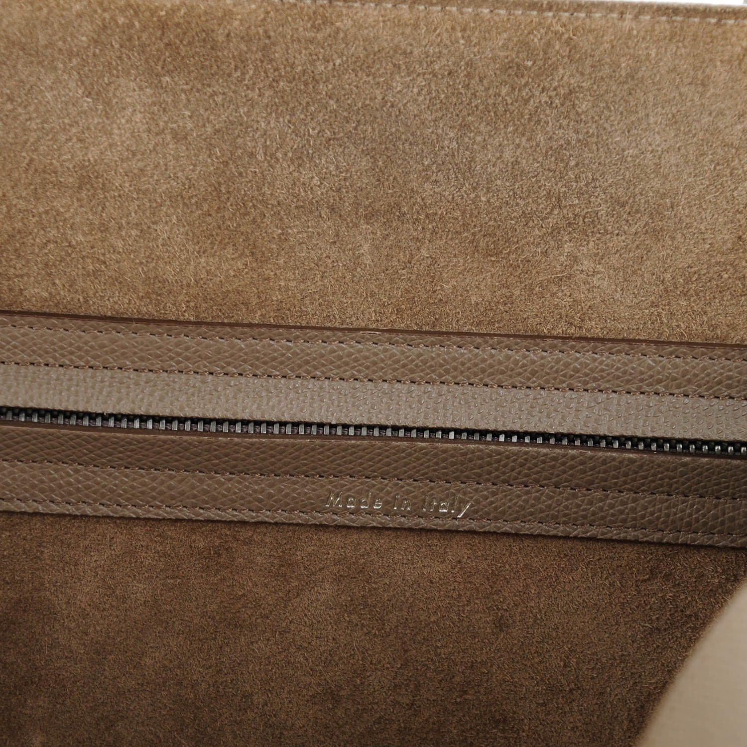 Celine Grained Calfskin Medium Phantom Luggage Taupe 6 of 7