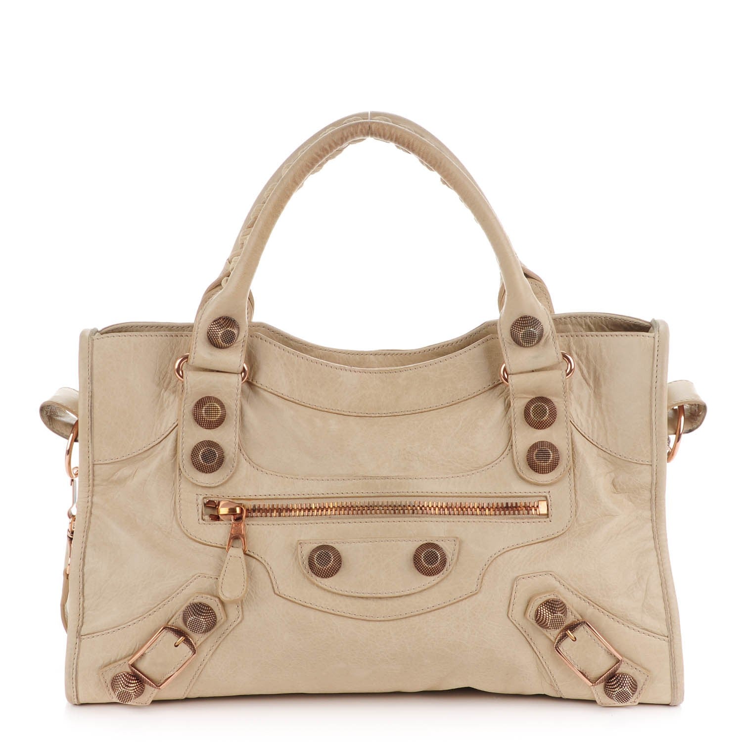 Balenciaga Agneau Giant 21 Rose Gold Hardware City Praline 1 of 11