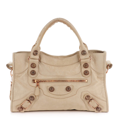 Balenciaga Agneau Giant 21 Rose Gold Hardware City Praline 1 of 11