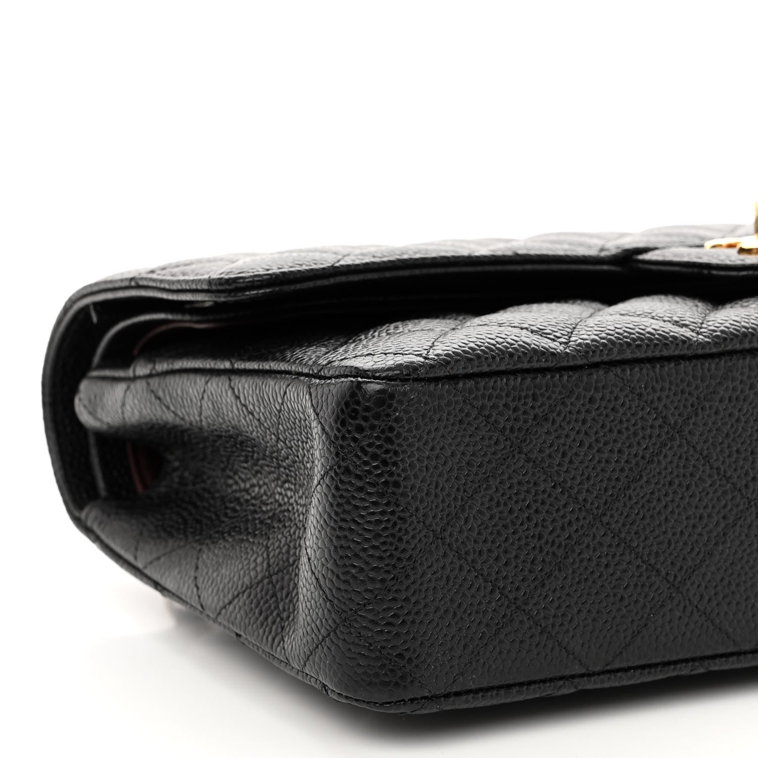 Chanel Caviar Quilted Medium Double Flap Black 9 of 10