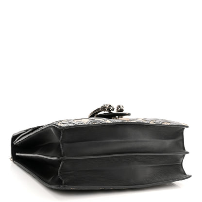 Gucci GG Supreme Monogram Arabesque Medium Dionysus Shoulder Bag Black 4 of 14