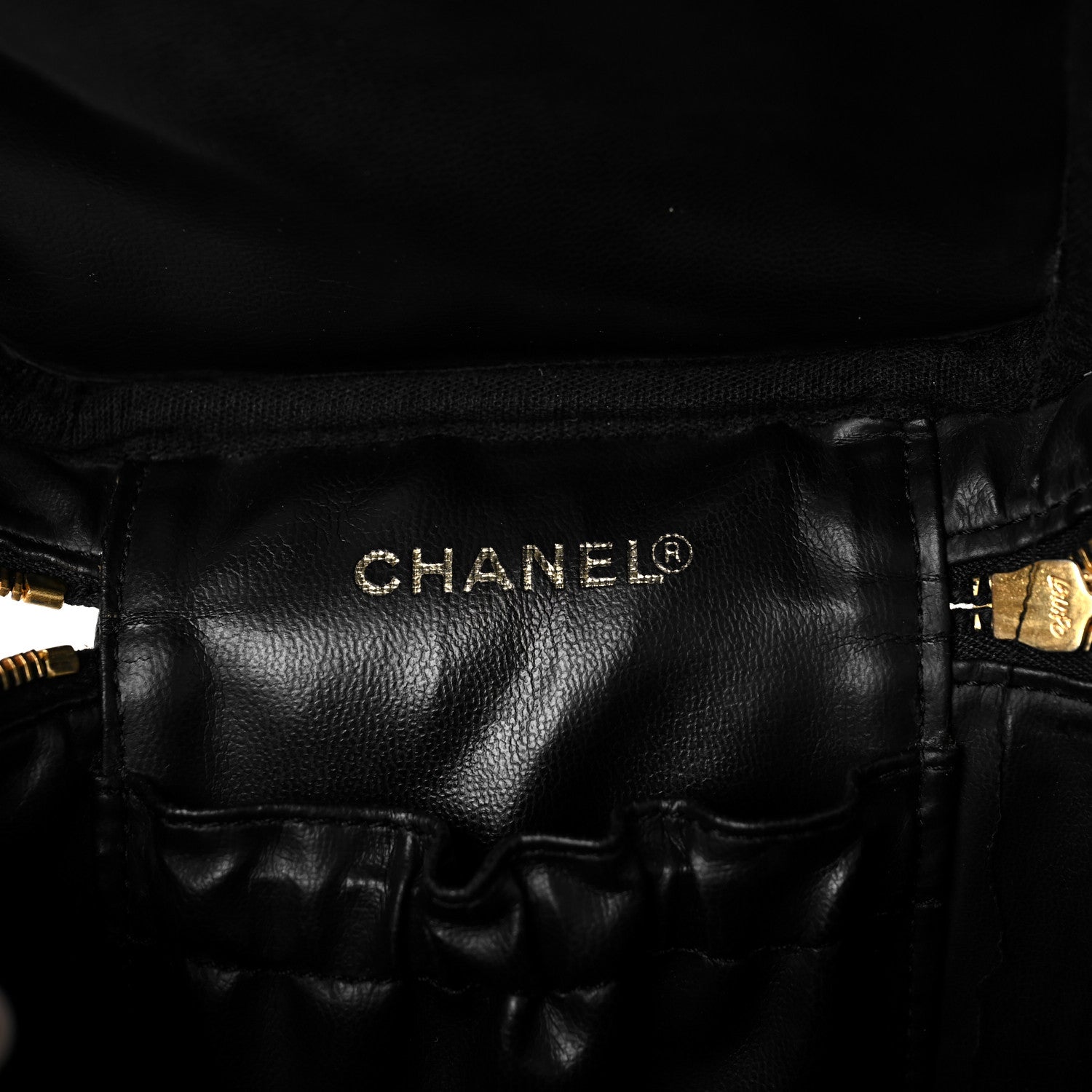 Chanel Caviar Vanity Cosmetic Case Black 7 of 11