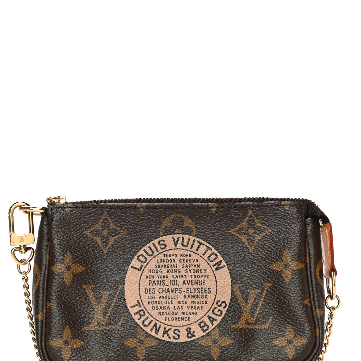 Monogram Complice Trunks and Bags Mini Pochette Accessories Beige