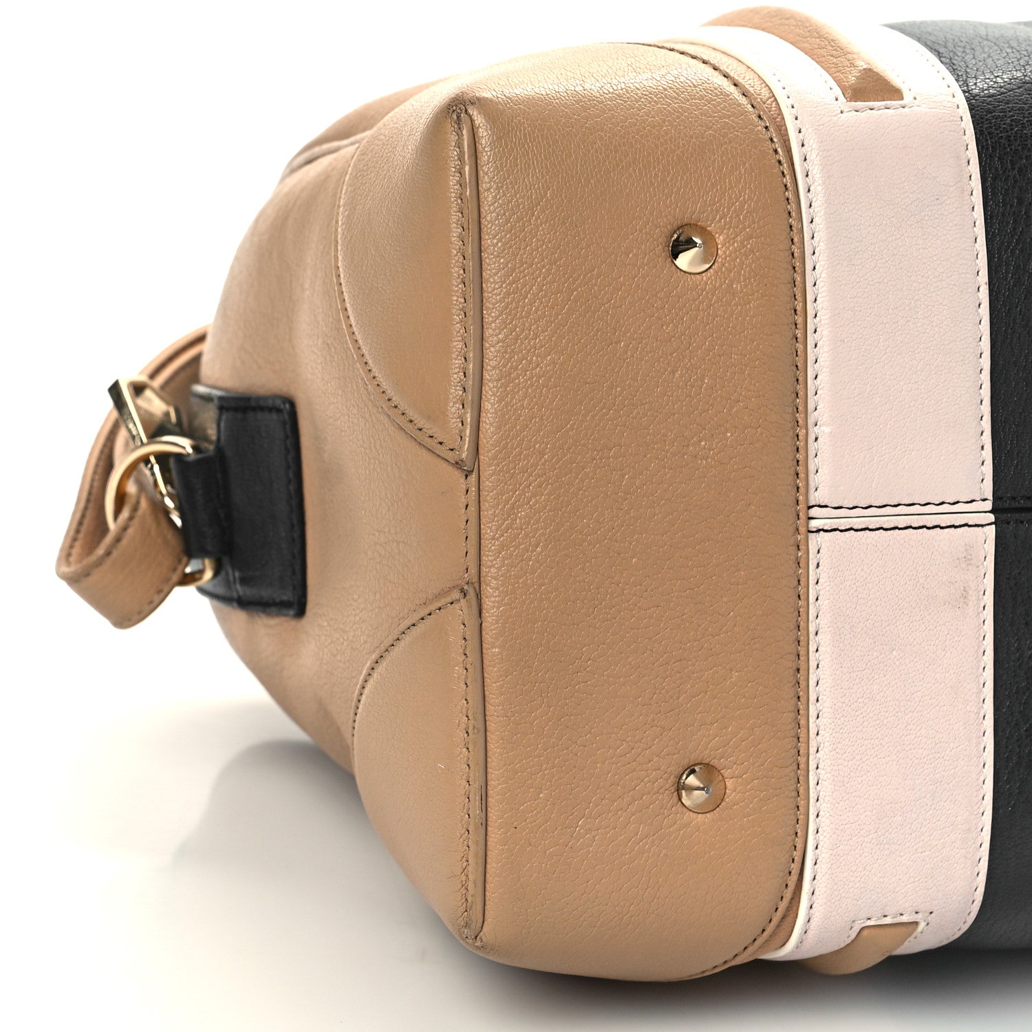 Givenchy Goatskin Colorblock Medium Lucrezia Beige Black 8 of 14