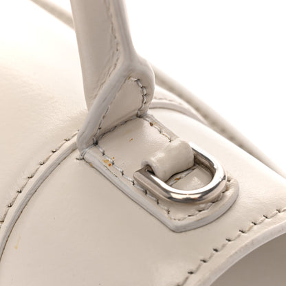 Balenciaga Shiny Box Calfskin Small Hourglass Top Handle Bag Chalky White 15 of 18