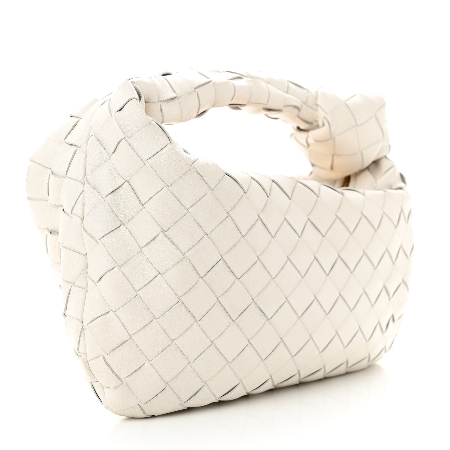 Bottega Veneta Patent Nappa Intrecciato Mini Jodie White 3 of 13