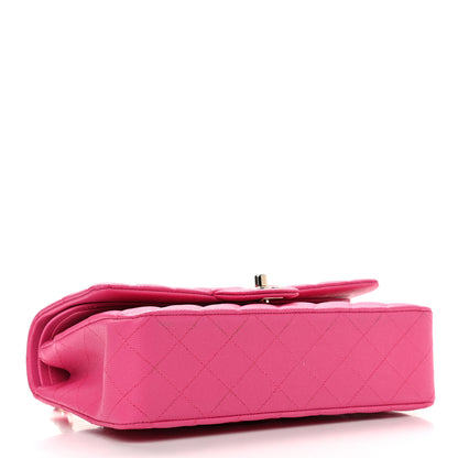 Chanel Caviar Quilted Medium Double Flap Dark Pink 4 of 10