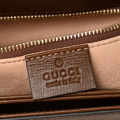 Gucci Azalea Calfskin Horsebit 1955 Shoulder Bag Brown Sugar 6 of 10