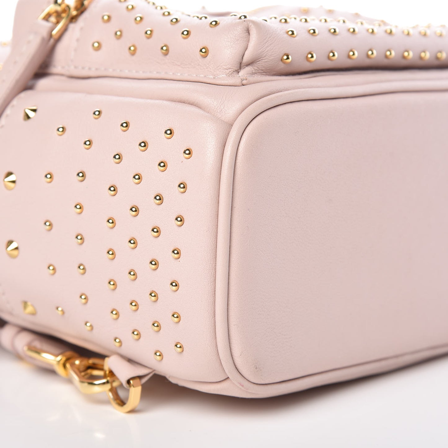 Calfskin Stud X-Mini Stark Bebe Boo Backpack Pink